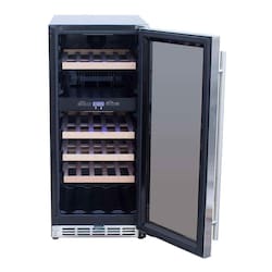 Summerset 15 Inch Outdoor Rated Dual Zone Wine Cooler - RFR-15WD