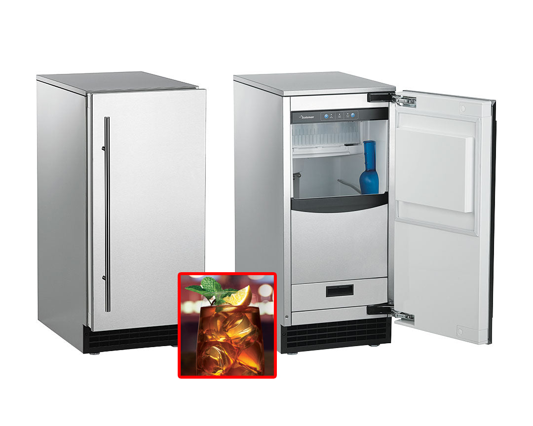 Scotsman Brilliance 65 lb cube ice maker stainless steel