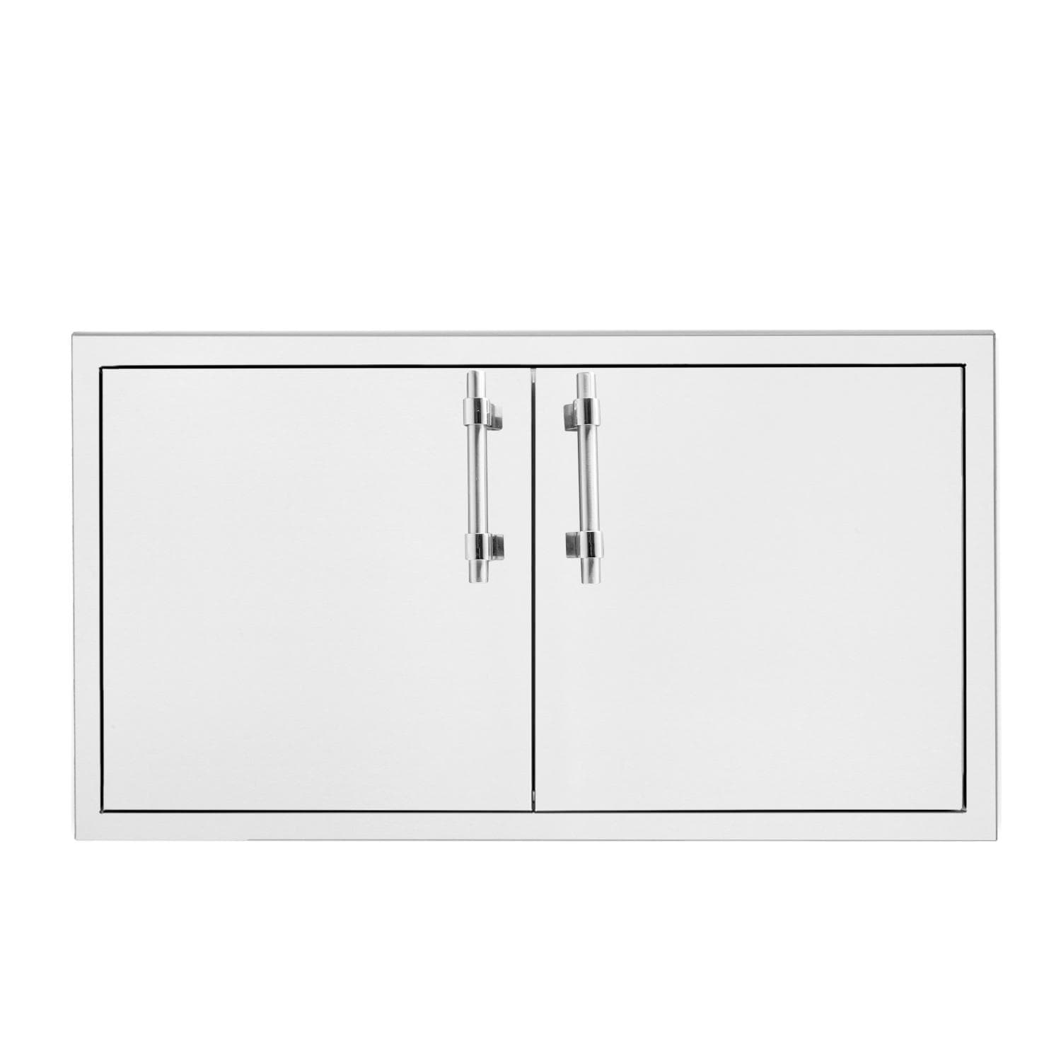 american-made-grills-36-inch-double-access-door-w-encore-muscle-handles-ssdd-36amg