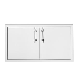 american-made-grills-36-inch-double-access-door-w-encore-muscle-handles-ssdd-36amg