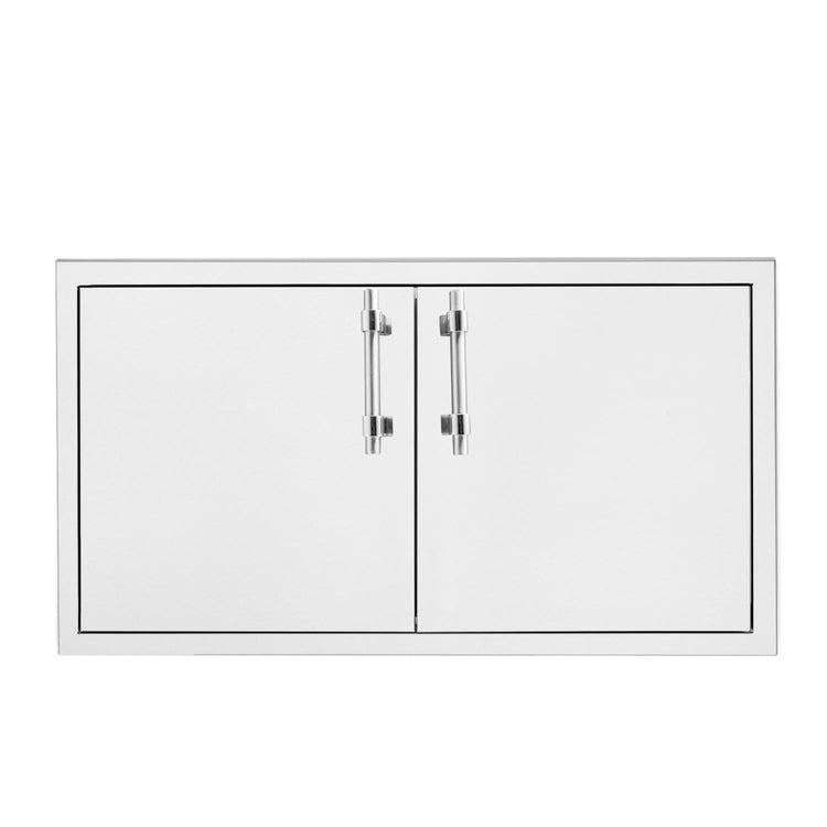 american-made-grills-36-inch-double-access-door-w-encore-muscle-handles-ssdd-36amg