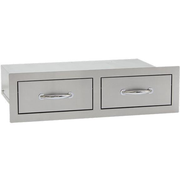 summerset-30-inch-stainless-steel-flush-mount-horizontal-double-access-drawer-ssdr2-32h