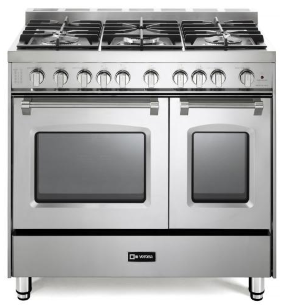 Prestige 36" Gas Double Oven Range - Stainless Steel