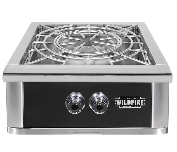 Wildfire Ranch Pro 24-in Black 304 SS Propane Power Burner - WFPOWBRN-BSS-LP