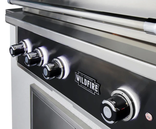 Wildfire Ranch Pro 42-in 4 Burner Black 304 SS Natural Gas Grill - WFPRO42G-BSS-NG
