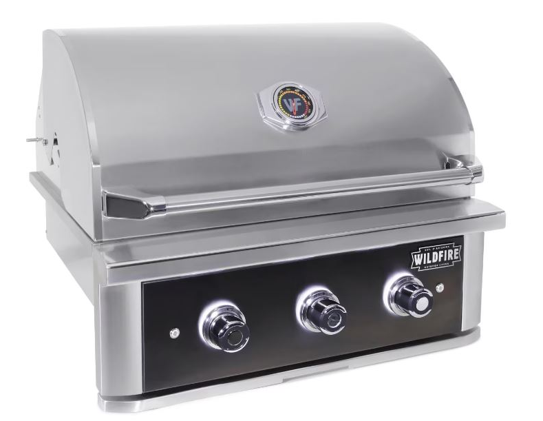 Wildfire Ranch Pro 30-in 2 Burner Black 304 SS Propane Gas Grill - WFPRO30G-BSS-LP