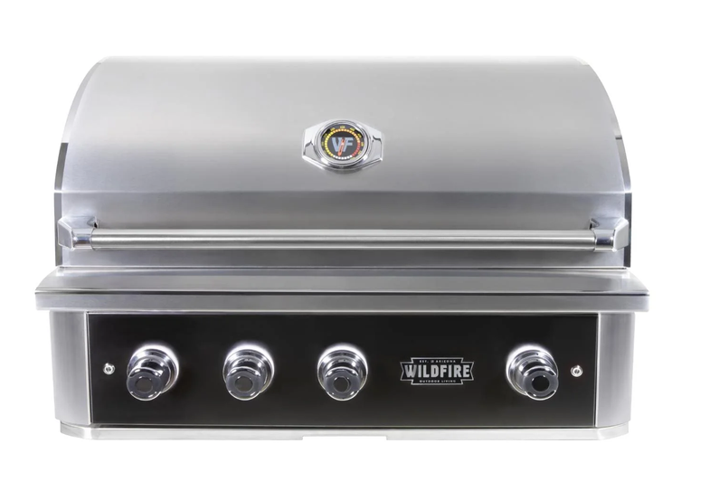 Wildfire Ranch Pro 36-in 3 Burner Black 304 SS Natural Gas Grill - WFPRO36G-BSS-NG