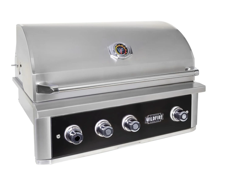 Wildfire Ranch Pro 36-in 3 Burner Black 304 SS Natural Gas Grill - WFPRO36G-BSS-NG