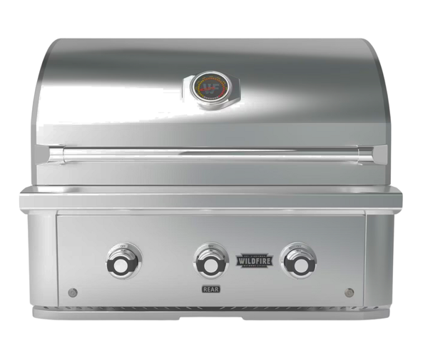 Wildfire Ranch Pro 30-in 2 Burner SS Propane Gas Grill - WFPRO30G-SS-LP
