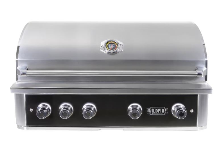 Wildfire Ranch Pro 42-in 4 Burner Black 304 SS Propane Gas Grill - WFPRO42G-BSS-LP