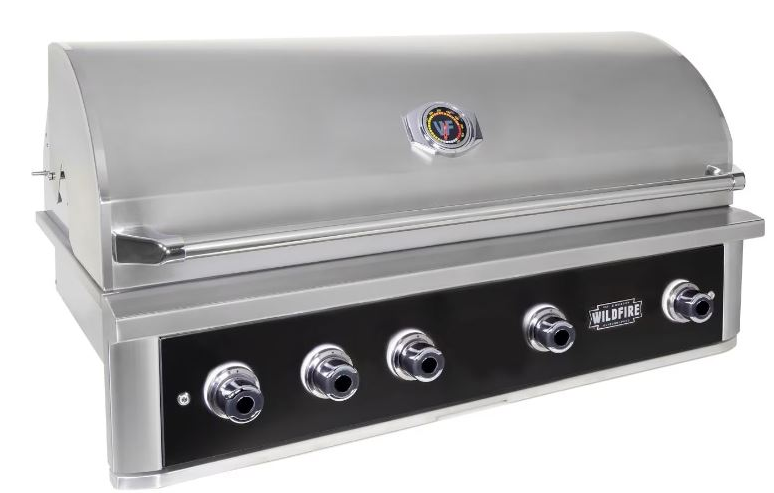 Wildfire Ranch Pro 42-in 4 Burner Black 304 SS Propane Gas Grill - WFPRO42G-BSS-LP