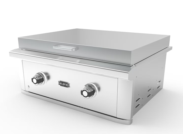 Wildfire Ranch Pro 30-in 2 Burner 304 SS Natural Gas Griddle - WFPRO30GRD-SS-NG