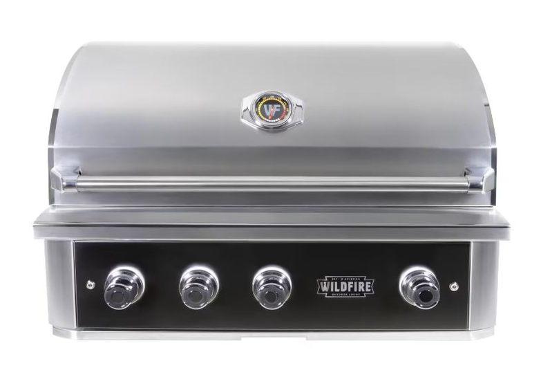 Wildfire Ranch Pro 36-in 3 Burner Black 304 SS Propane Gas Grill -WFPRO36G-BSS-LP