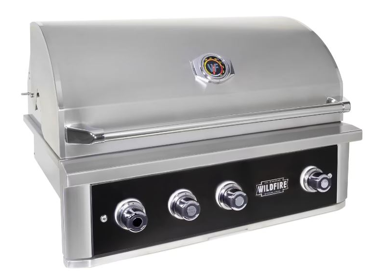 Wildfire Ranch Pro 36-in 3 Burner Black 304 SS Propane Gas Grill -WFPRO36G-BSS-LP
