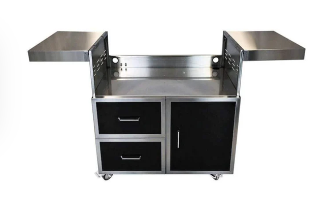 Wildfire 36-Inch Black Stainless Steel Grill Cart - WFCART36-BSS