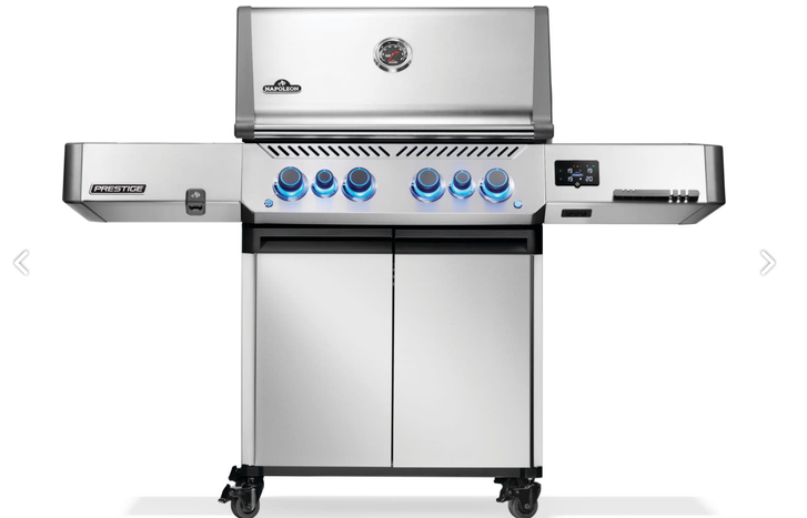 Napoleon Prestige® 500 Connected, Propane Grill with Infrared Side and Rear Burner, Stainless Steel - P500VXRSIBPSS