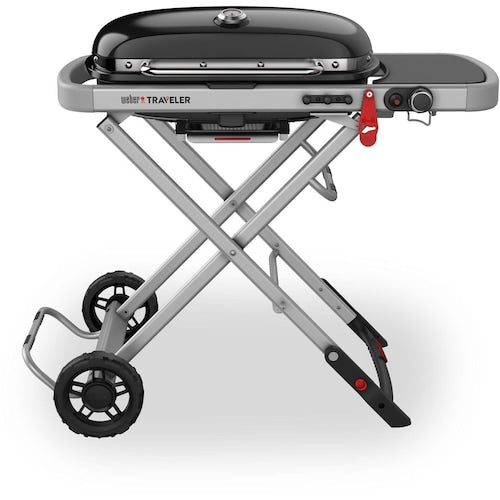 Napoleon TravelQ 285 Portable Propane Gas Grill with Griddle - Red - TQ285-RD-1-A