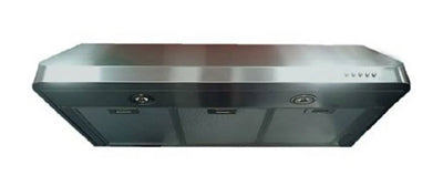 36 Inch Under Cabinet Range Hood with 3-Speed/600 CFM Blower, Push Button Controls, LED Lighting, Dishwasher-Safe Mesh Filters, Rounded Seamless Edges, Optional Recirculating Kit, and 304 Stainless Steel - VEHOOD3610