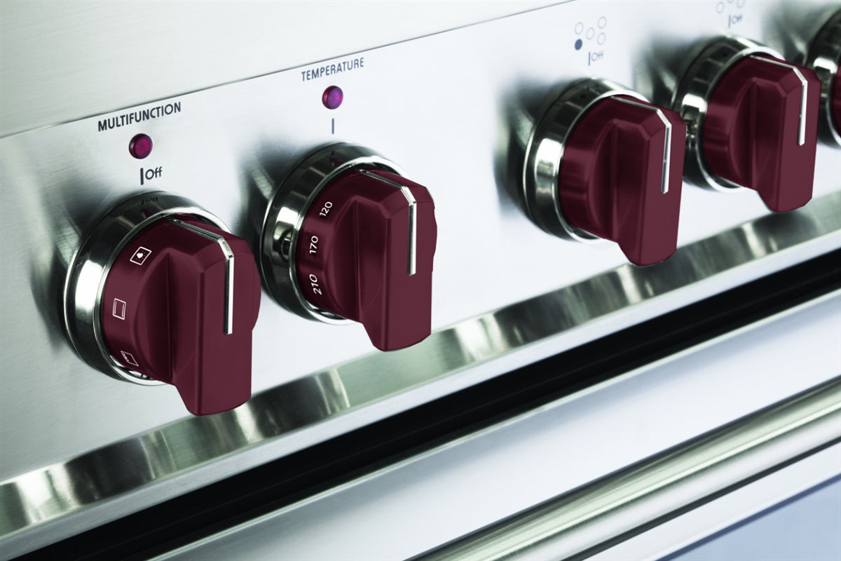 Verona Color Knob Set for Designer Single Oven Dual Fuel Range - VEKNDGESBLK / VEKNDIESBU