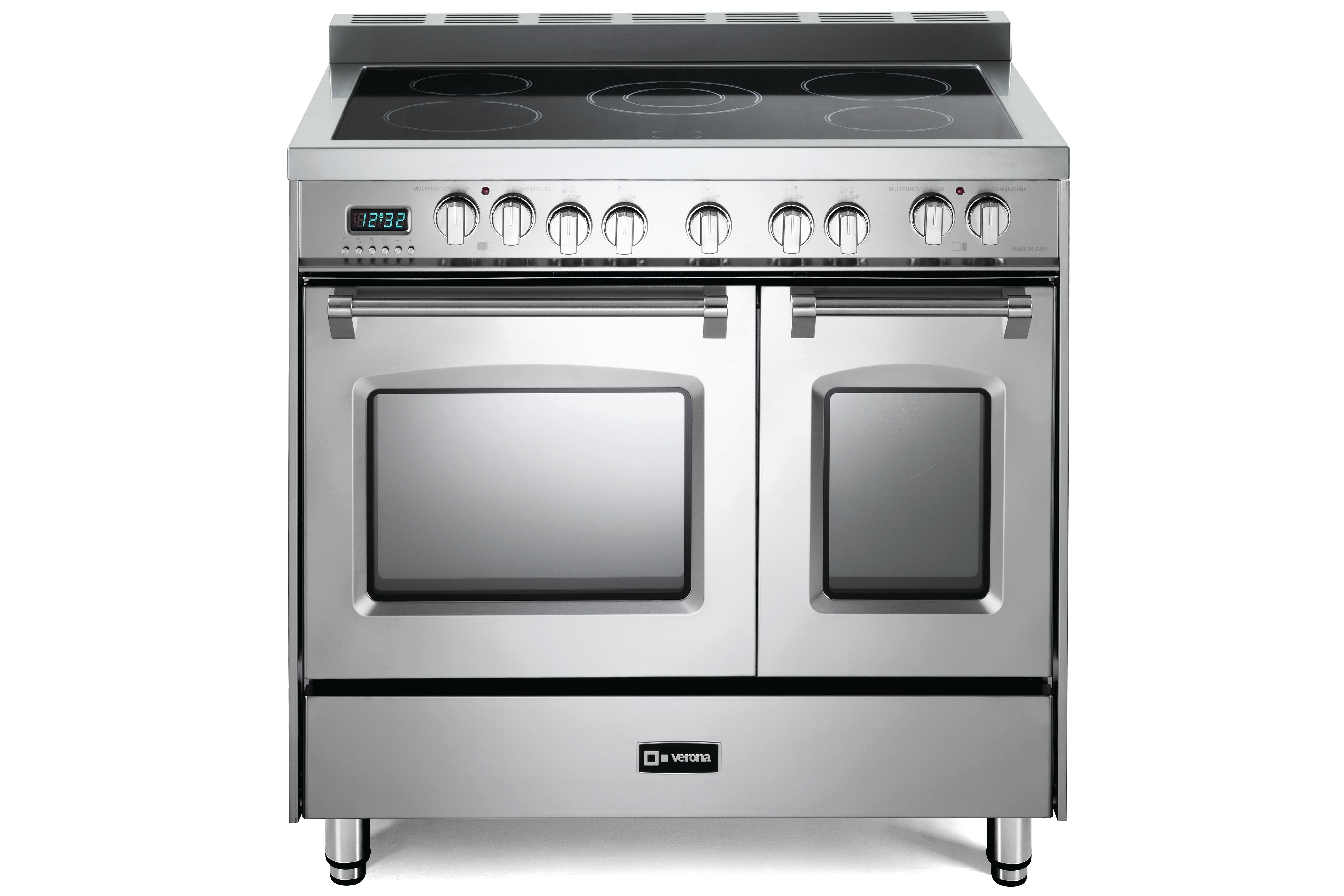 Prestige 36" Electric Glass Top Double Oven Range - Stainless Steel