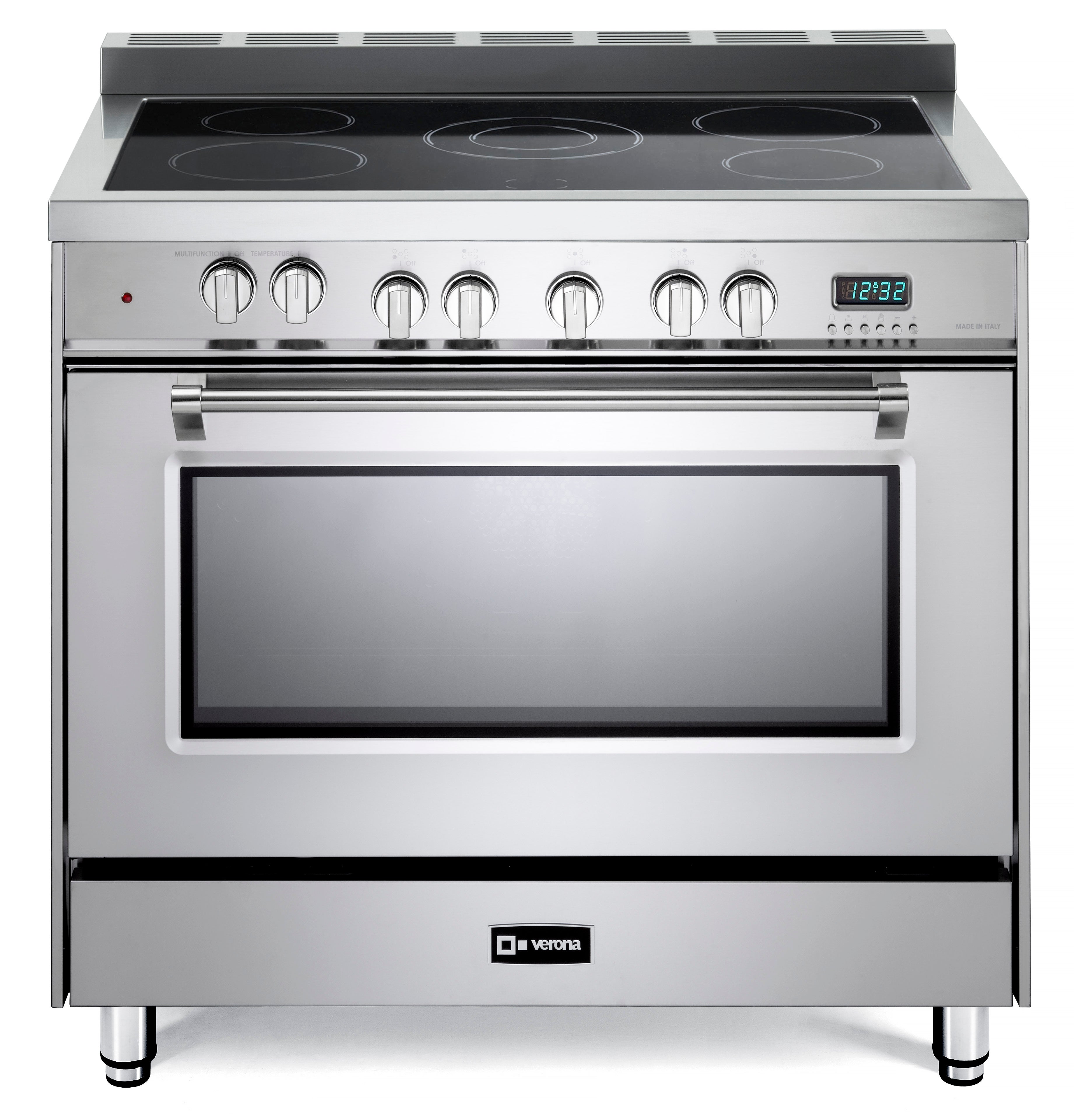 Prestige 36" Electric Glass Top Range - Stainless Steel