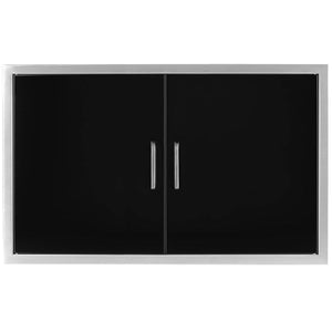 wildfire-38-x-21-black-304-ss-double-access-door-wfddr3821-bss