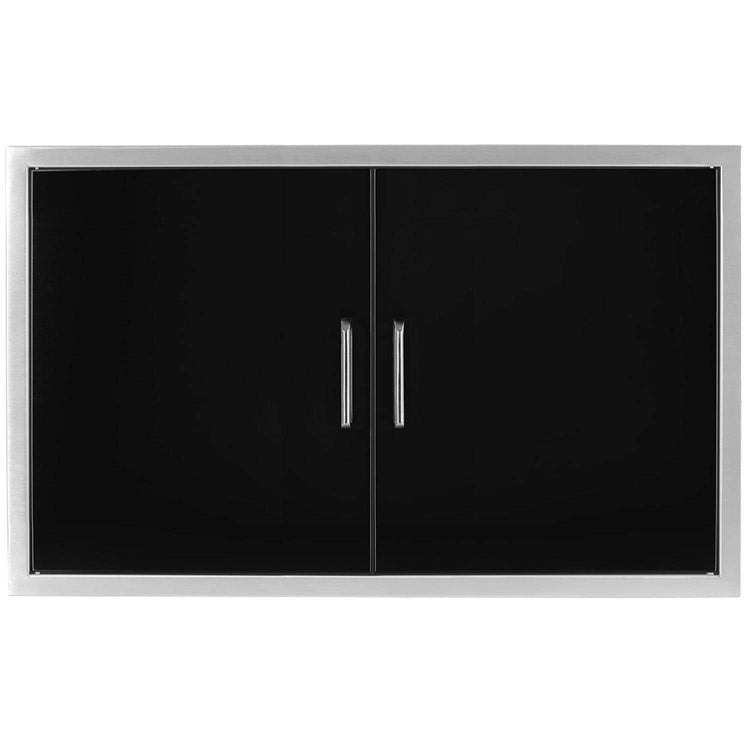 wildfire-38-x-21-black-304-ss-double-access-door-wfddr3821-bss