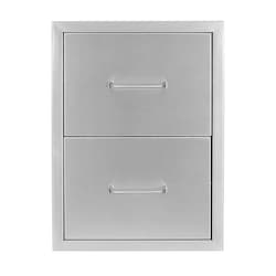Wildfire 16 X 22 304 SS Double Drawer - WFDDW1622-SS