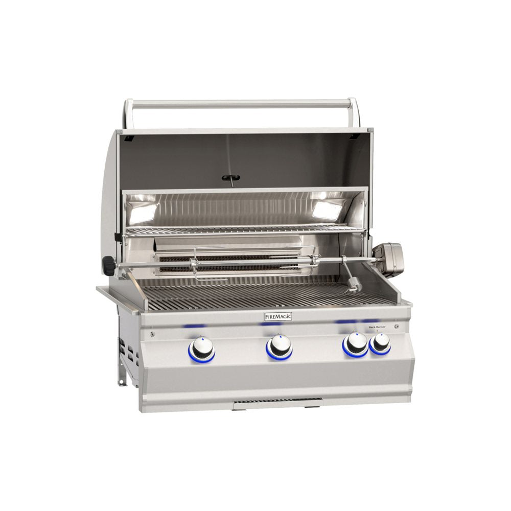 Fire Magic Aurora A660i Built-In Propane Grill with Left Infrared Burner and Magic View Window
