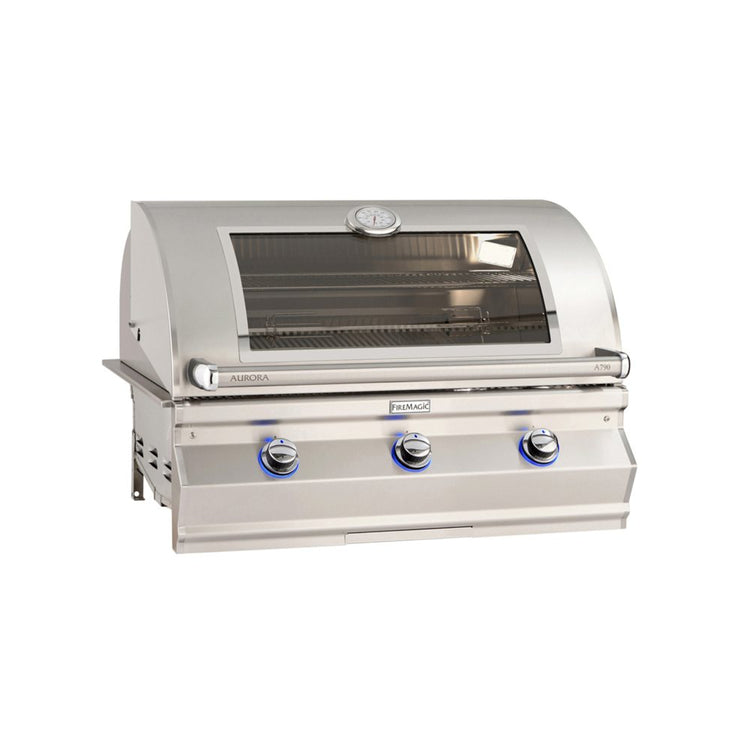 Fire Magic Aurora A790i Built-In Propane Grill with Left Infrared Burner and Magic View Window