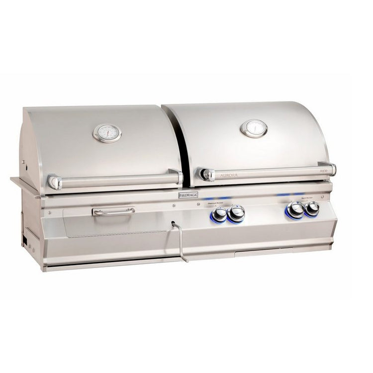 Fire Magic Aurora A830 Propane/Charcoal Combo Grill A830I-7EAP-CB
