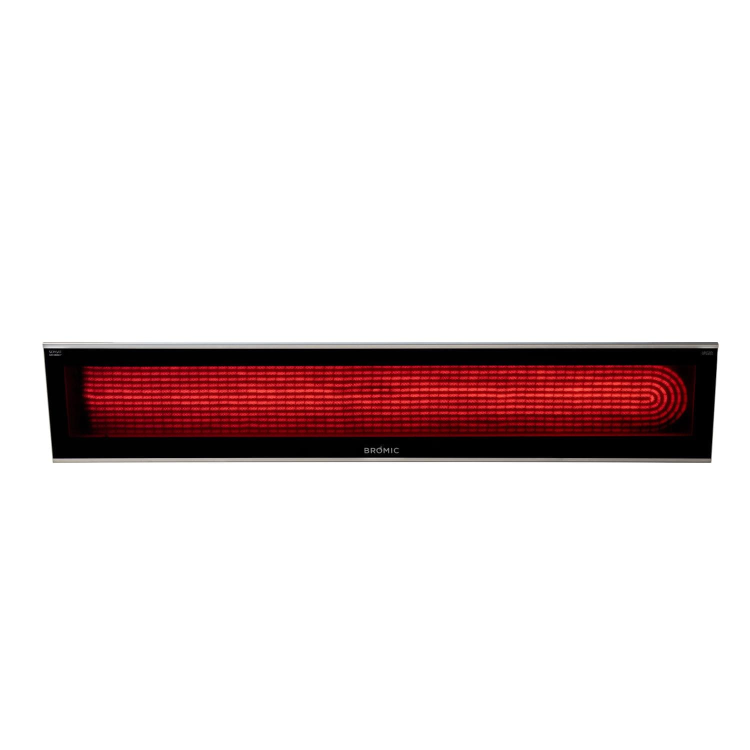 Bromic Heating Platinum Smart-Heat Marine Grade 53-Inch 4500W Dual Element 208V Electric Infrared Heater - Black
