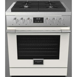 Fulgor Milano ACDKIT30MW Matte White Door Kit for 30" Accento Range