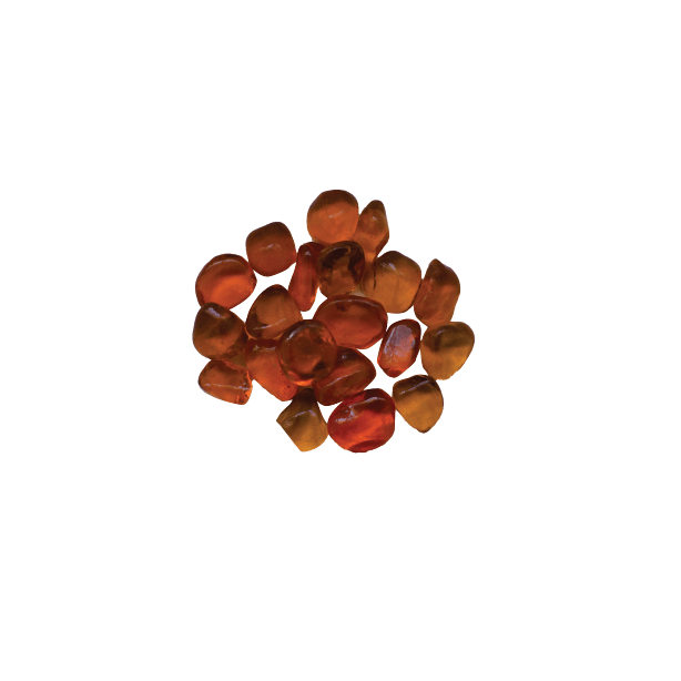 Amantii Orange Small Beads Fire Glass Media