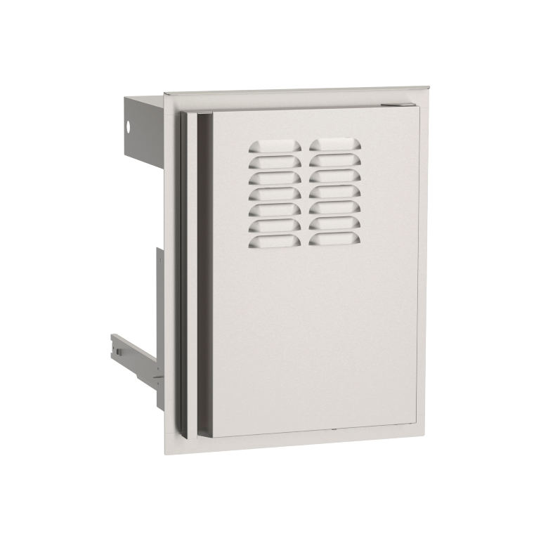 American Outdoor Grill Vertical Door with Tank Tray with Louvers, Right Hinge.