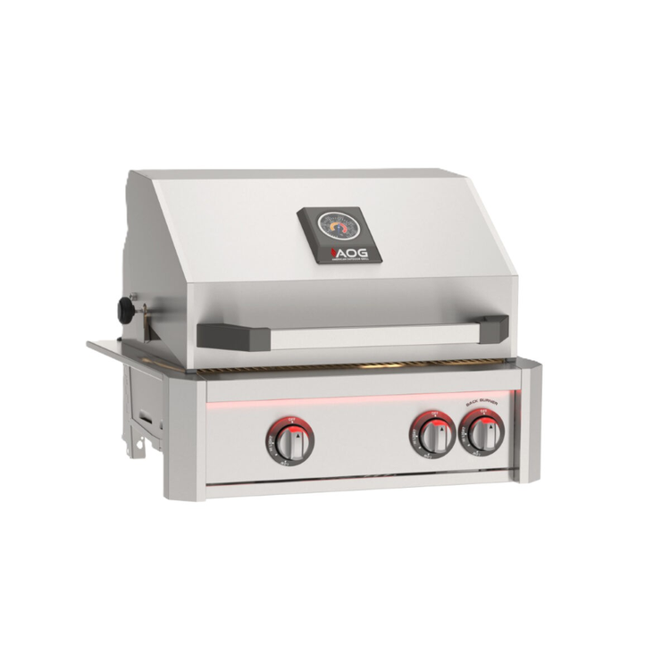 American Outdoor Grill 24" L-Series Built-In NG Grill with Backburner & Rotisserie Kit