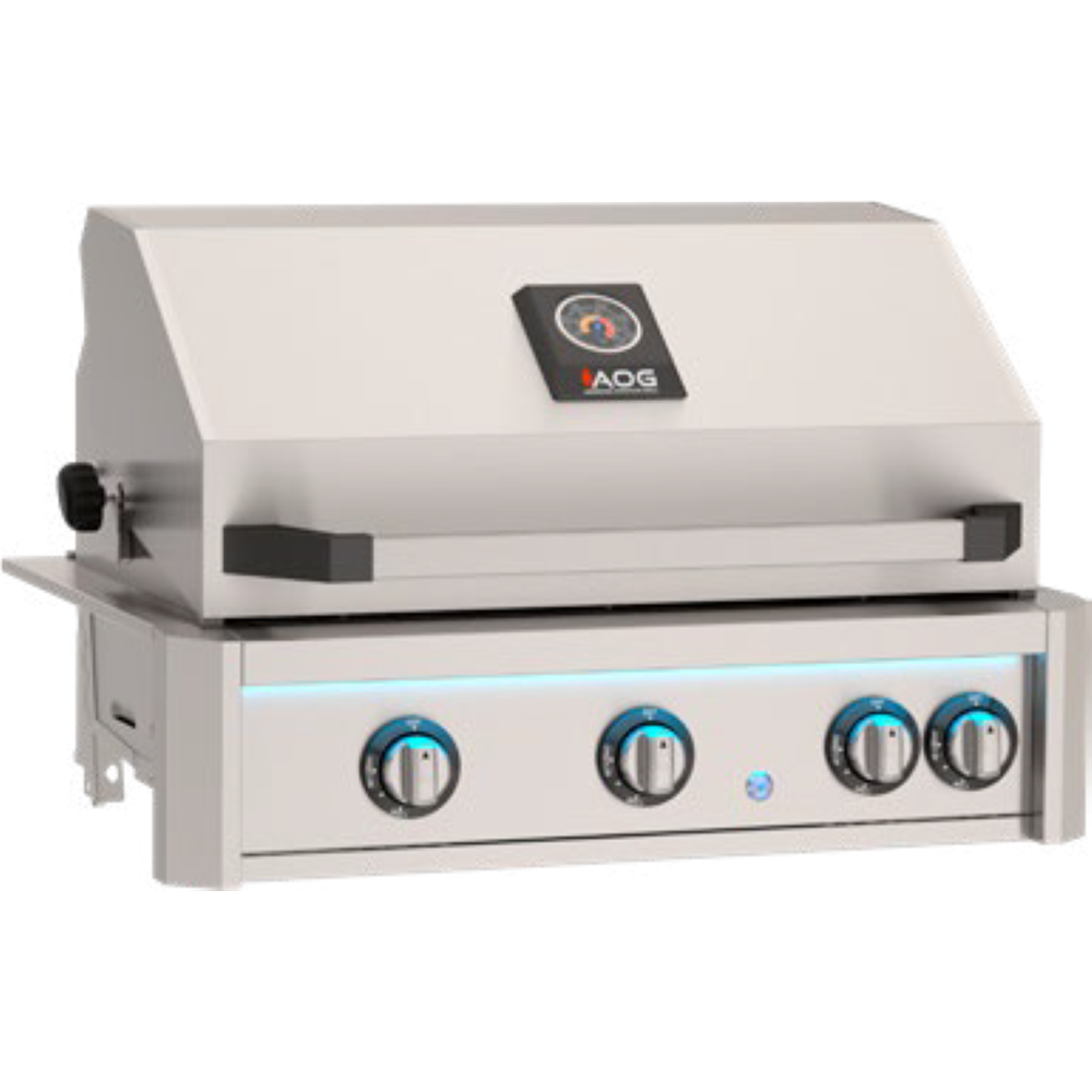 American Outdoor Grill 30" L-Series Built-In LP Grill with Backburner & Rotisserie Kit view 2
