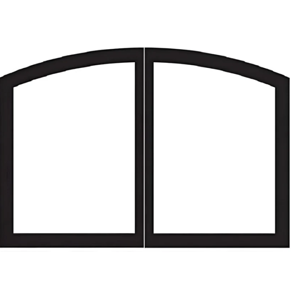 American Hearth Black Arch Door Set for VFD42 Doors