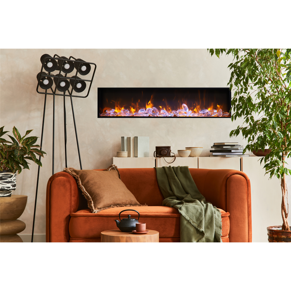 Amantii 60" Panorama Deep Smart Electric Fireplace view 2