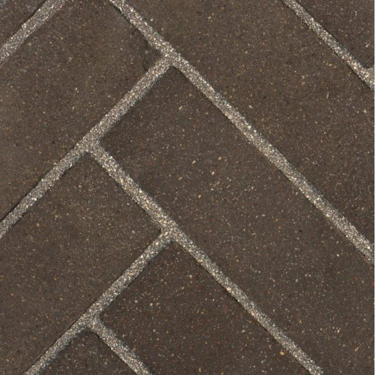 Mason Lite 8" Extended Black Herringbone Brick Panels for MFP33 with Height Kit