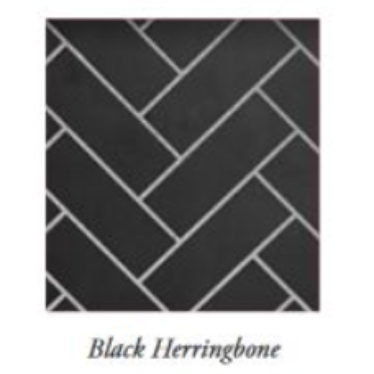 American Hearth 36" Black Herringbone Brick Set for WB36FB