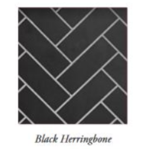 American Hearth 36" Black Herringbone Brick Set for WB36FB