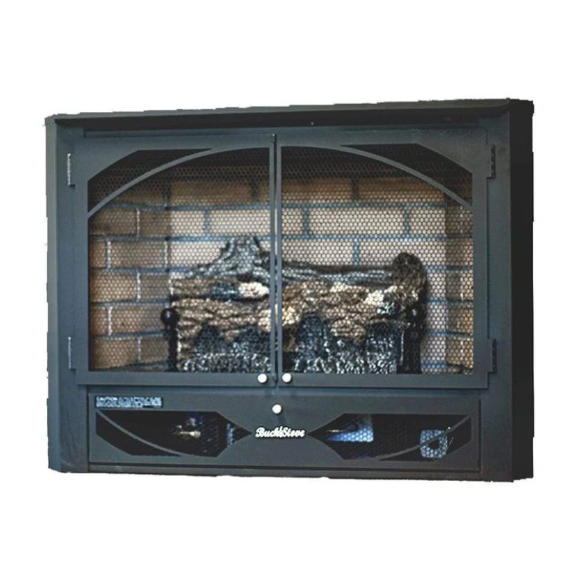 Buck Stove Model 384 Vent Free Liquid Propane Gas Stove Black