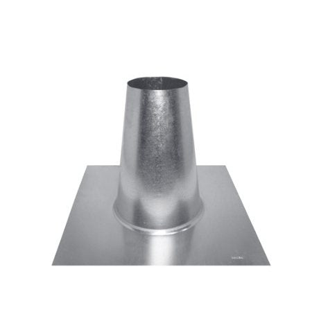 Duravent 12 Inch Diameter Tall Cone B-Vent Flat Roof Flashing BVent