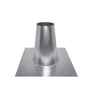 Duravent 12 Inch Diameter Tall Cone B-Vent Flat Roof Flashing BVent