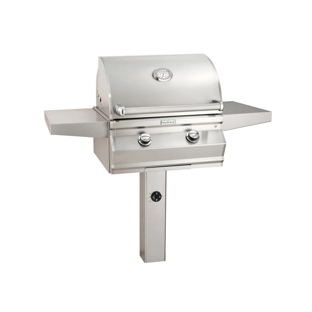 Fire Magic Choice C430s In Ground Post Mount Propane Grill