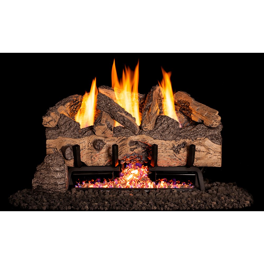 Real Fyre 16/18" Charred Gnarled Split Vent Free Gas Logs