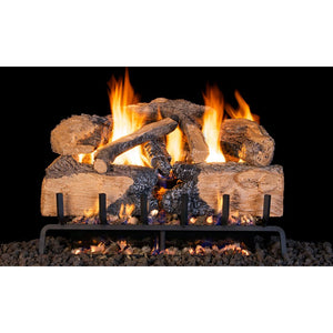Real Fyre Charred Angel Split Oak 24" Logs