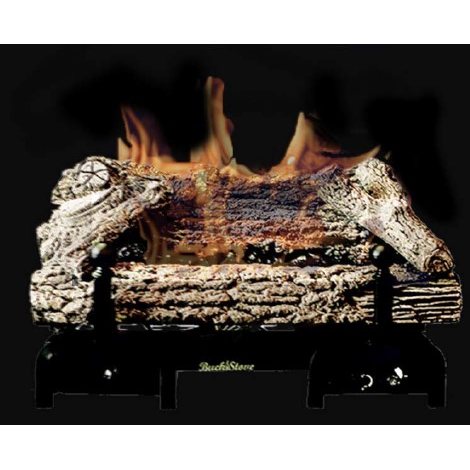 Buck Stove CR24 Propane Modulating Thermostat Control Logs and Burner System