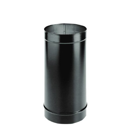 Duravent 8 inch DuraBlack Single-Wall Black Pipe 48 inch Length